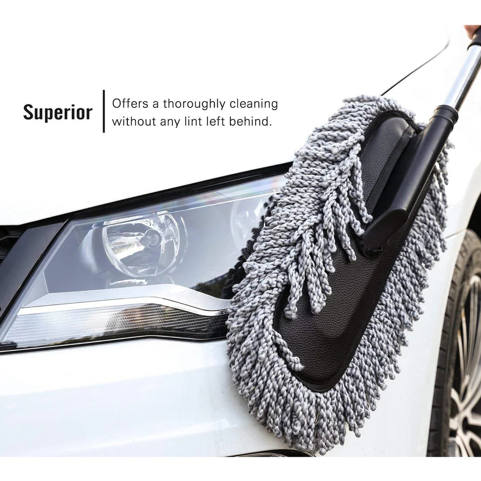 Microfiber Car Dust Brush – Gentle & Efficient Cleaning Tool for Interior & Exterior | Car Duster for Dashboard, Seats, Vents & Surface Cleaning (1 Pc)